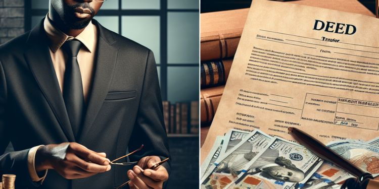 how much does a lawyer charge to transfer a deed